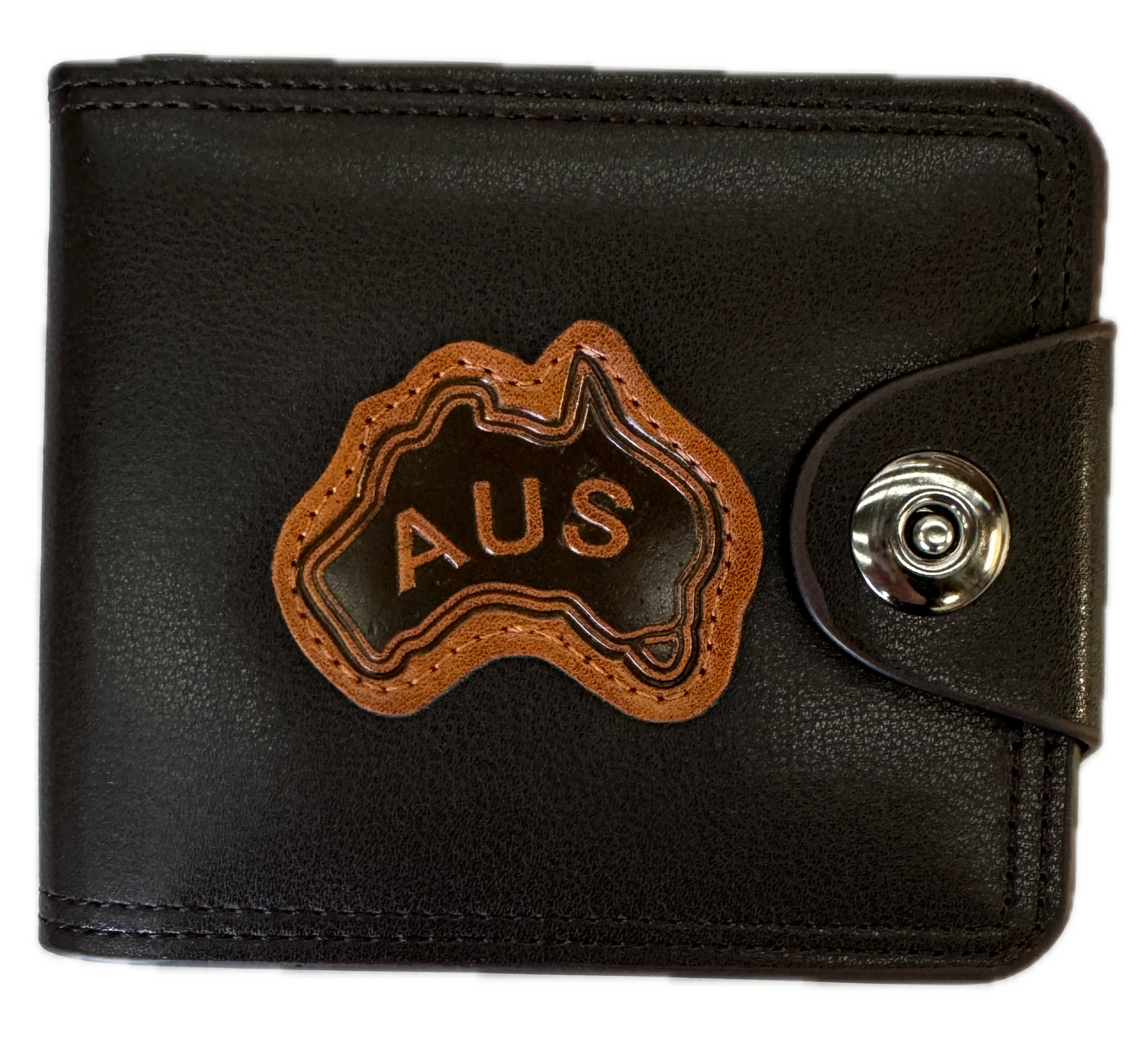 Classic Brown Souvenir Wallet by Premium - Embossed AUS Design - SuperSaverAU - view 2