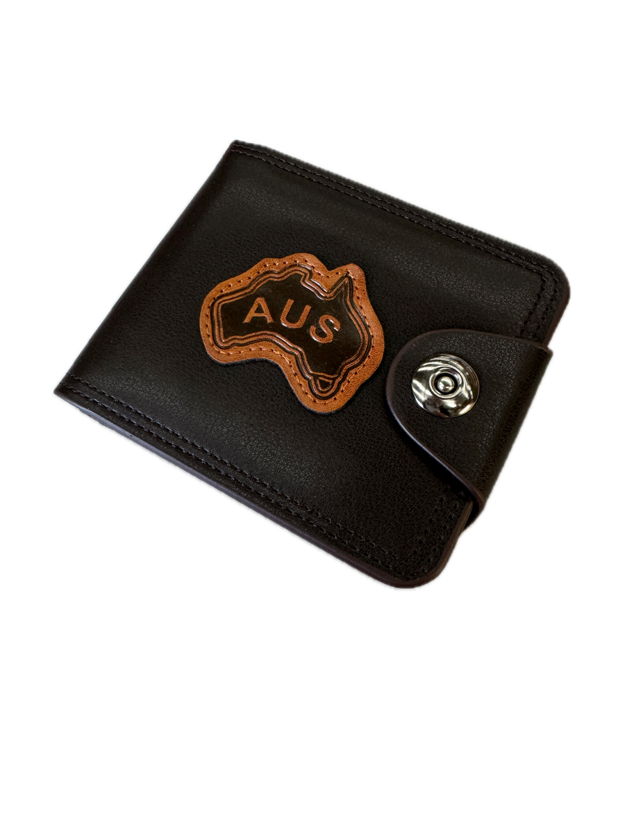 Classic Brown Souvenir Wallet by Premium - Embossed AUS Design - SuperSaverAU - view 3