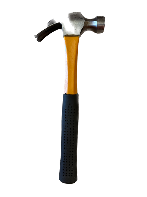 29cm Claw Hammer with Dual Claw Design & Non-Slip Grip for Easy Nail Pulling - SuperSaverAU - view 2