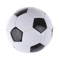 Premium Classic Machine-Sewn PVC Soccer Ball - Black/White, Size 5