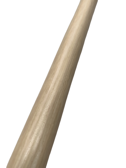 Wooden Lacquered Walking Stick 93cm - Sturdy, Varnished, Nonslip Ferrule, Beige