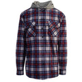 Premium Men's Cotton Flannelette Hooded Shirt S