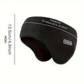 Black Winter Earmuffs for Men - Warm Ear Cover Protection - Running Headband - SuperSaverAU - view 4