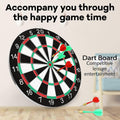 15" Professional Dartboard Set with Steel Darts - Double-Sided - SuperSaverAU - view 5