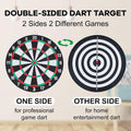 15" Professional Dartboard Set with Steel Darts - Double-Sided - SuperSaverAU - view 6