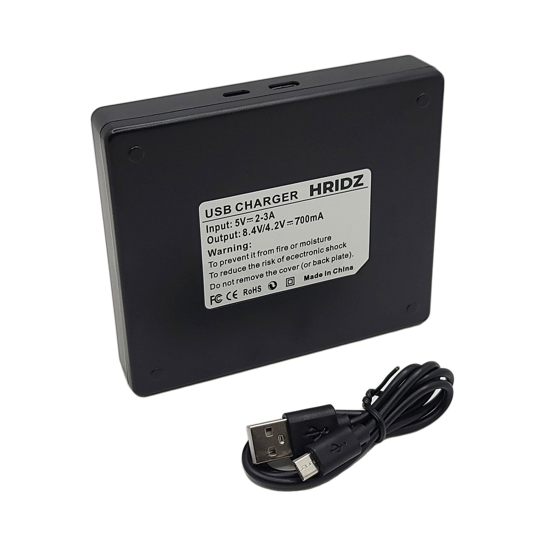 Hridz NB-6L NB-6LH Dual Charger for Canon PowerShot Cameras