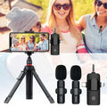 Hridz K31 3-in-1 Wireless Mini Microphone for iOS Android and Camera