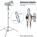 Hridz 260cm Heavy Duty Stainless Steel Light Stand