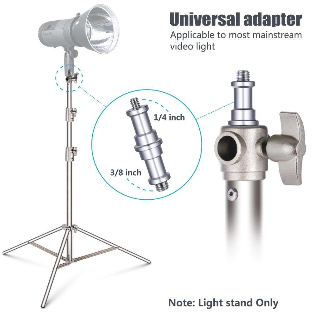 Hridz 260cm Heavy Duty Stainless Steel Light Stand