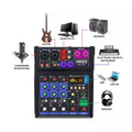 HRIDZ EMC-G04 Audio Mixer with UHF Wireless Microphones