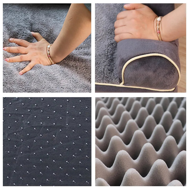 PawfectFriend Medium Orthopedic Dog Bed - Bolstered, Removable Cover, Calming Mattress