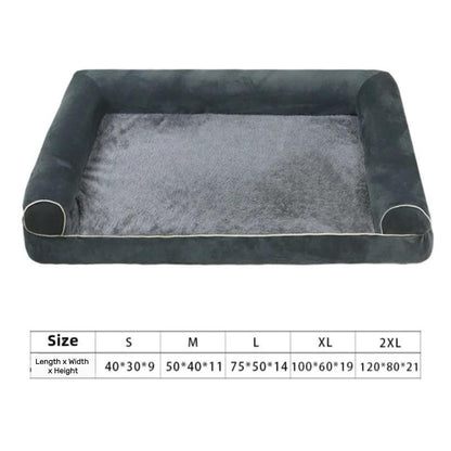 PawfectFriend Medium Orthopedic Dog Bed - Bolstered, Removable Cover, Calming Mattress