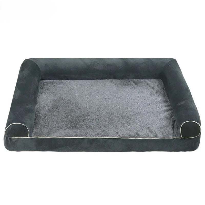 PawfectFriend Large Orthopedic Dog Bed - 3-Side Bolster, Removable Cover - SuperSaverAU - view 1