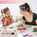 THELI-CRAFT 6000pcs Polymer Clay Beads Set, 24 Colors, Jewelry Making Kit - SuperSaverAU - view 2