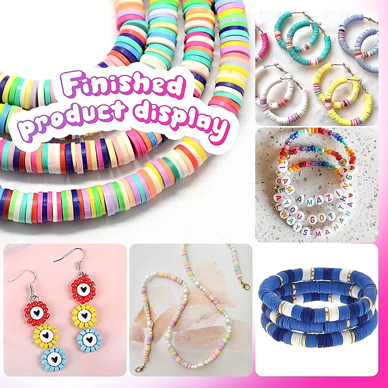 25000 Pcs DIY Acrylic Bead A-Z Letter Beads & Polymer Clay Kit for Bracelet Making - SuperSaverAU - view 2