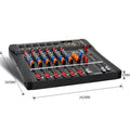 Hridz CT-60S 6-Channel Bluetooth USB Audio Mixer