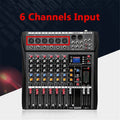 Hridz CT-60S 6-Channel Bluetooth USB Audio Mixer