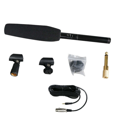 Premium HZ-320 Professional Shotgun Condenser Microphone with 7m Cable