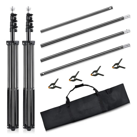 Premium 2.6m x 3m Heavy Duty Photography Backdrop Support System