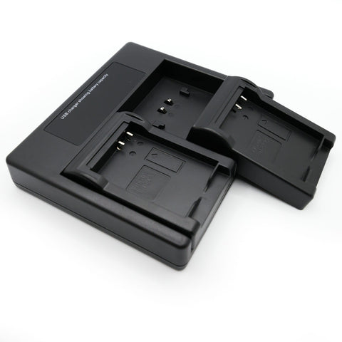 Hridz DMW-BLK22 Dual Battery Charger for Panasonic LUMIX