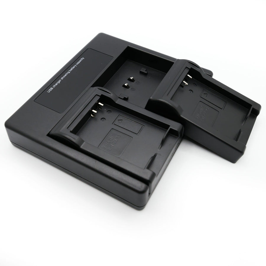 Hridz DMW-BLK22 Dual Battery Charger for Panasonic LUMIX