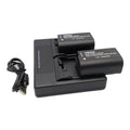 Hridz DMW-BLK22 Battery and Dual Charger Combo for Panasonic LUMIX