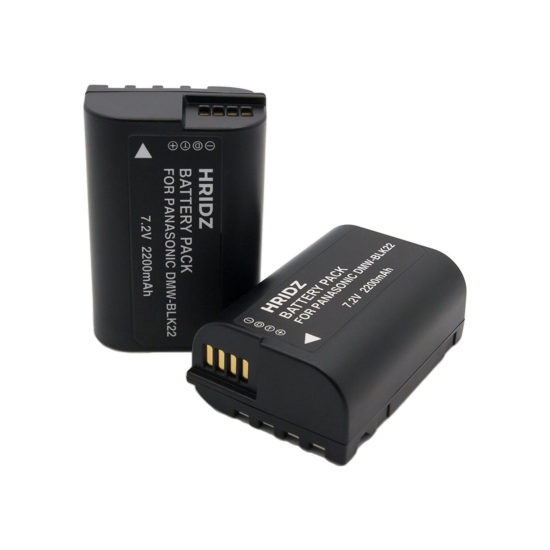 Hridz DMW-BLK22 Battery and Dual Charger Combo for Panasonic LUMIX