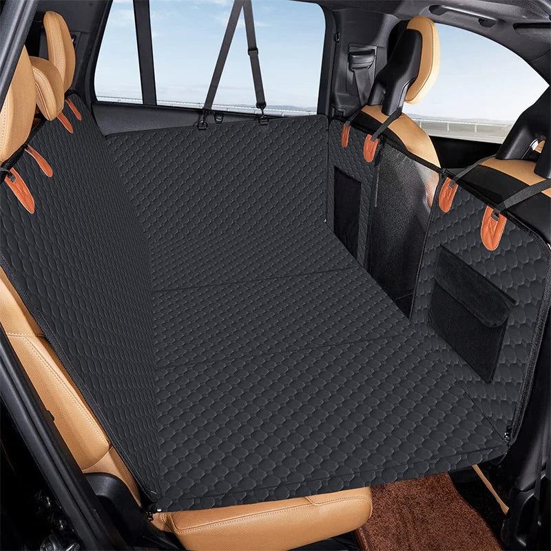 PawfectFriend Hard Bottom Car Back Seat Extender Hammock for Dogs – 63x132cm Waterproof - SuperSaverAU - view 1