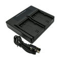 Hridz DMW-BLF19 Dual Battery Charger for Panasonic Cameras