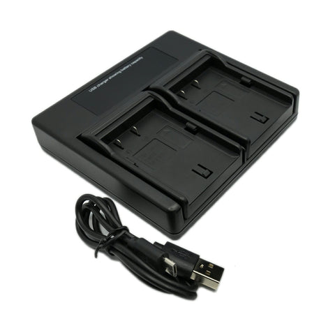Hridz DMW-BLF19 Dual Battery Charger for Panasonic Cameras