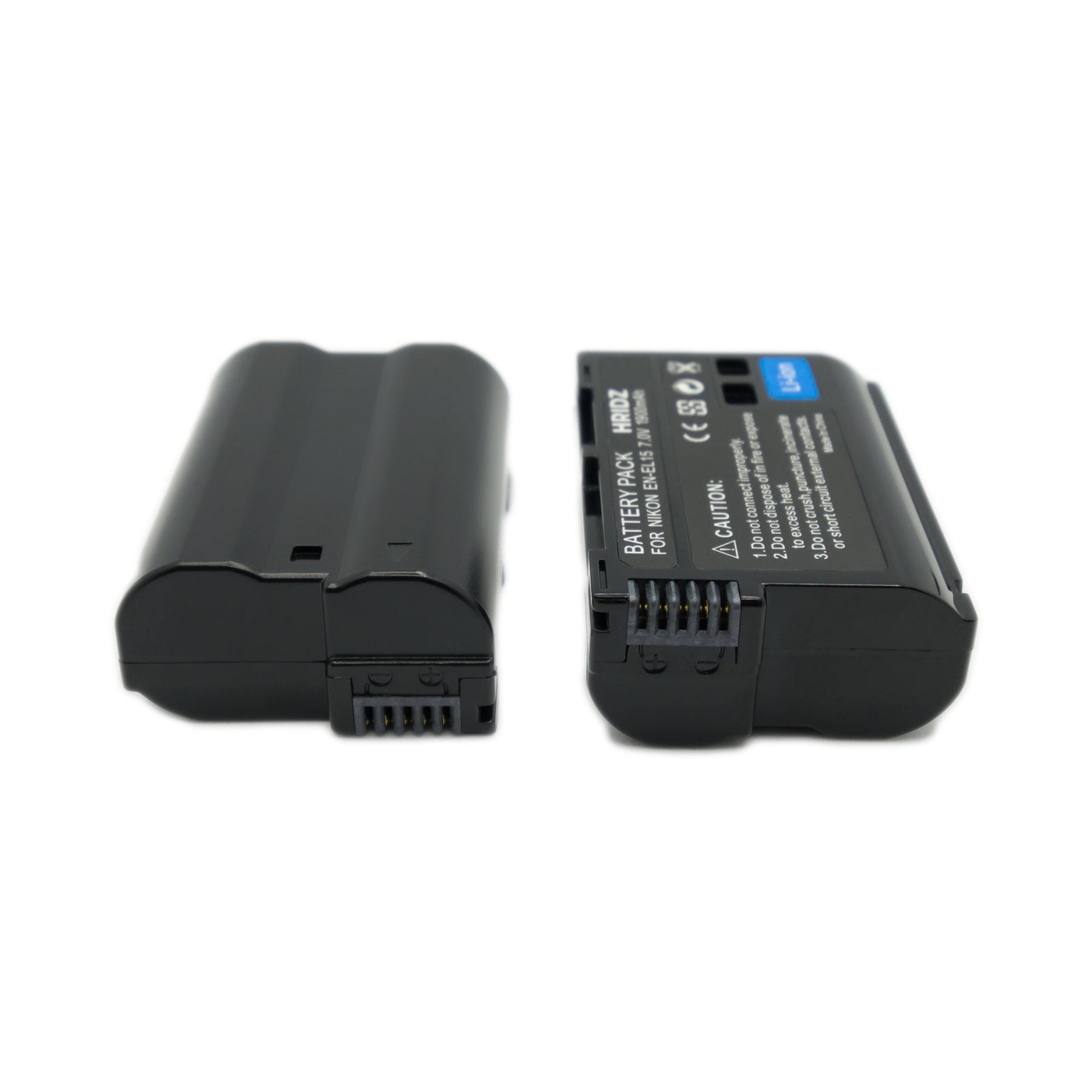 Hridz EN-EL15 Battery and Dual Charger Kit for Nikon