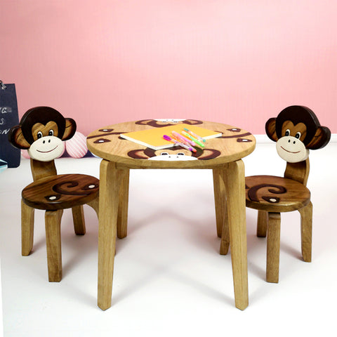 Monkey Table + 2 Chairs Set - SuperSaverAU - view 1