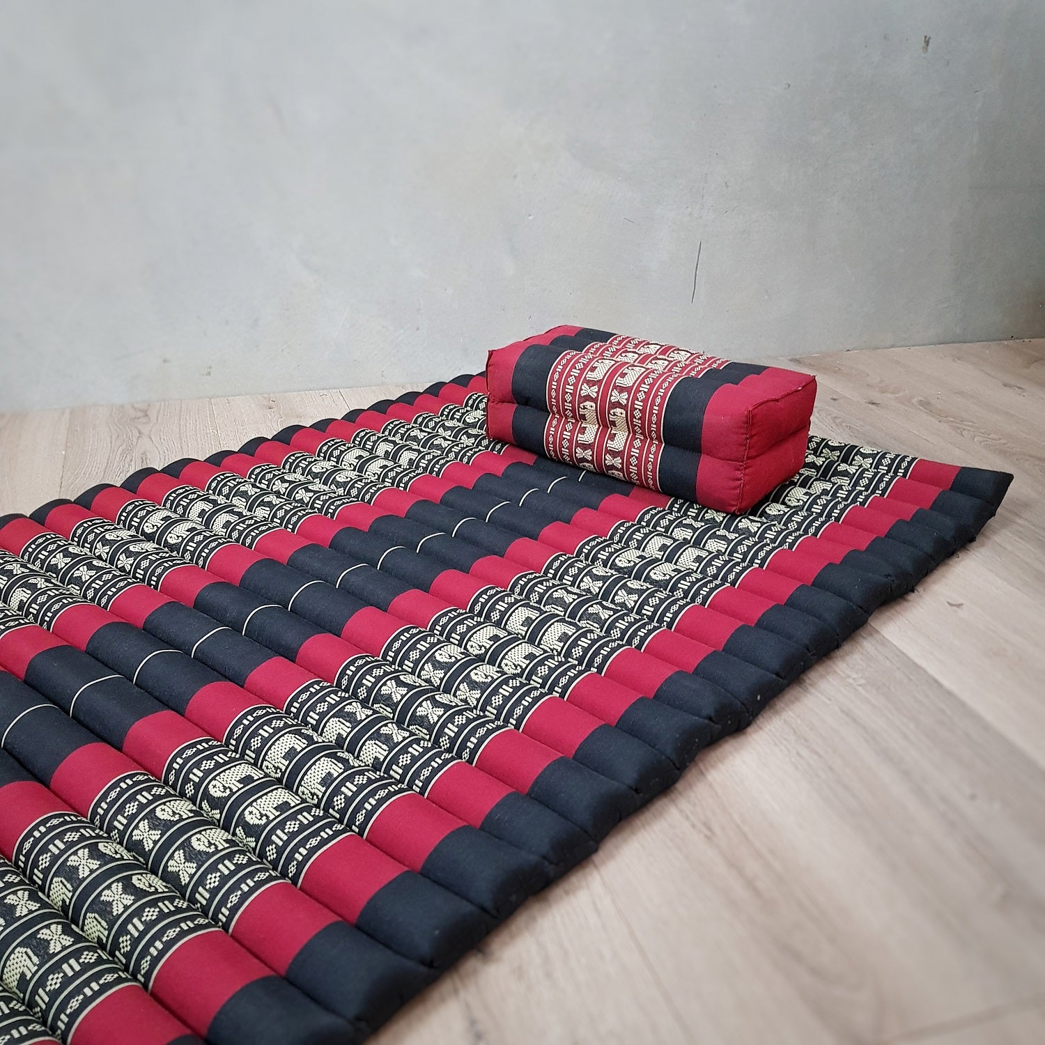 Roll Up Foldable Mattress + Pillow Block Set RedEle - SuperSaverAU - view 1
