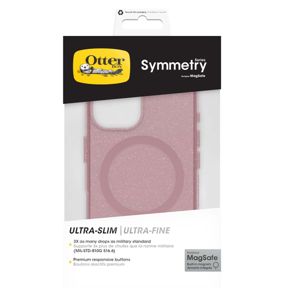 OtterBox Symmetry MagSafe Back Case for iPhone 16 - Pink