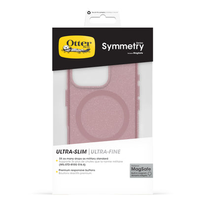 OtterBox Symmetry MagSafe Back Case for iPhone 16 Pro Back Case for Pink