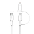 Belkin BoostCharge Pro 2-in-1 Cable Usb-C to USB-C + Lightning Connector - SuperSaverAU - view 2