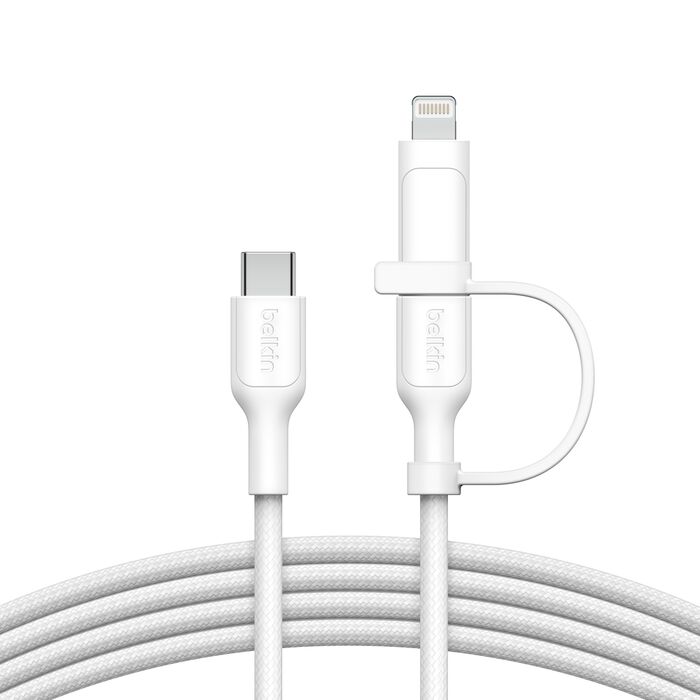 Belkin BoostCharge Pro 2-in-1 Cable Usb-C to USB-C + Lightning Connector