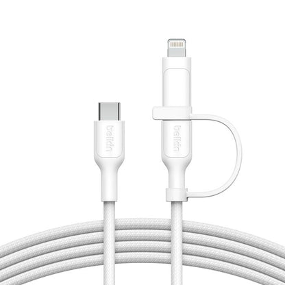 Belkin BoostCharge Pro 2-in-1 Cable Usb-C to USB-C + Lightning Connector