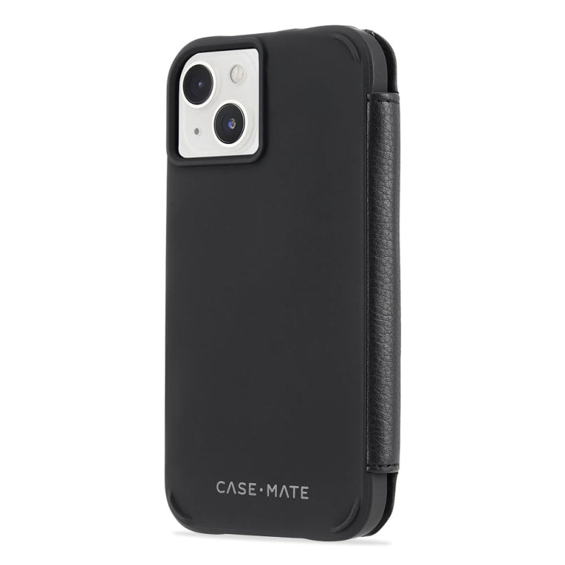 Case-Mate Tough Wallet Folio Case with MagSafe For iPhone 14 / iPhone 13 - Black - SuperSaverAU - view 3