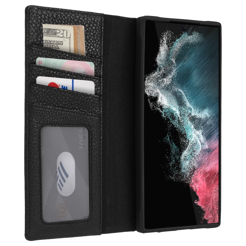 Case-Mate Wallet Folio Antimicrobial Case for Samsung Galaxy S23 Ultra - Black - SuperSaverAU - view 5