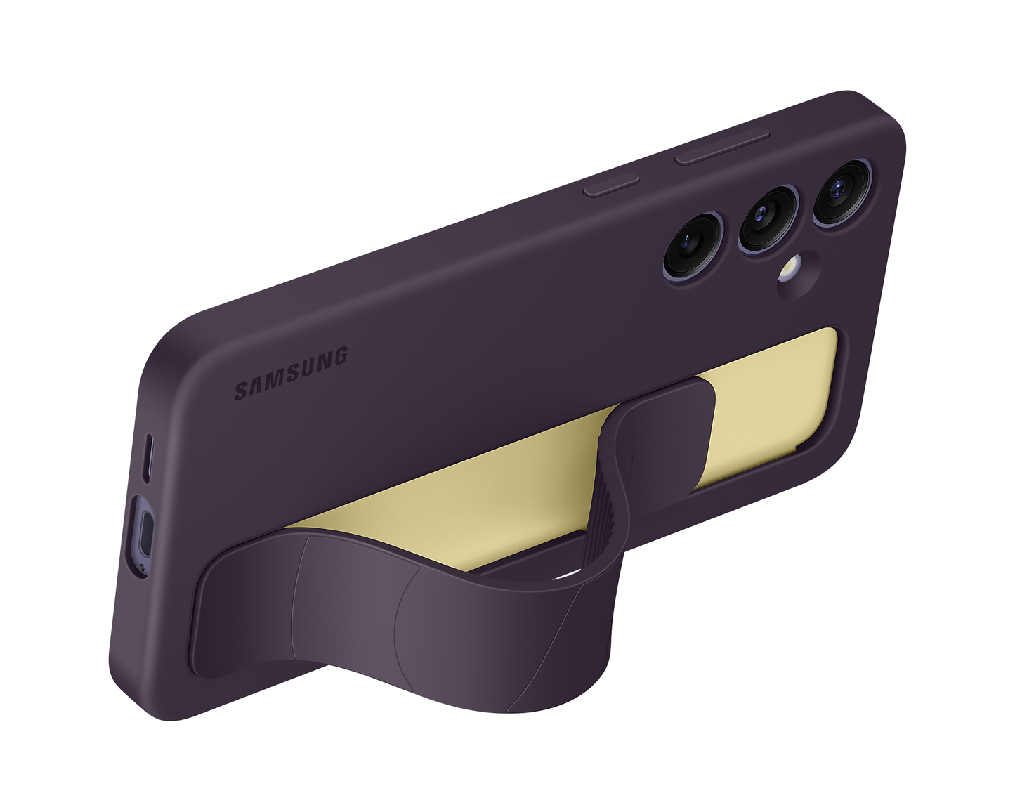 Samsung Standing Grip Case for Galaxy S24 Plus - Military-Grade Protection, Dark Violet