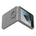 Samsung Silicone Case with Ring for Galaxy Z Flip6 - Grey - SuperSaverAU - view 5