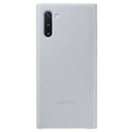 Samsung Galaxy Note 10 Genuine Leather Cover - Grey
