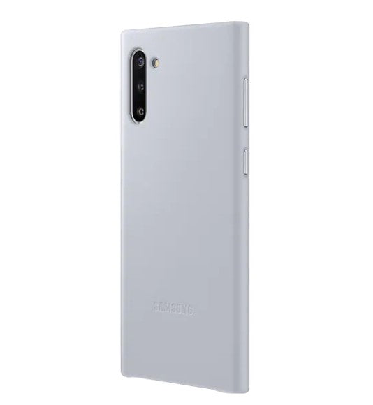 Samsung Galaxy Note 10 Genuine Leather Cover - Grey