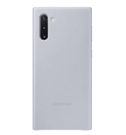 Samsung Galaxy Note 10 Leather Cover - Grey
