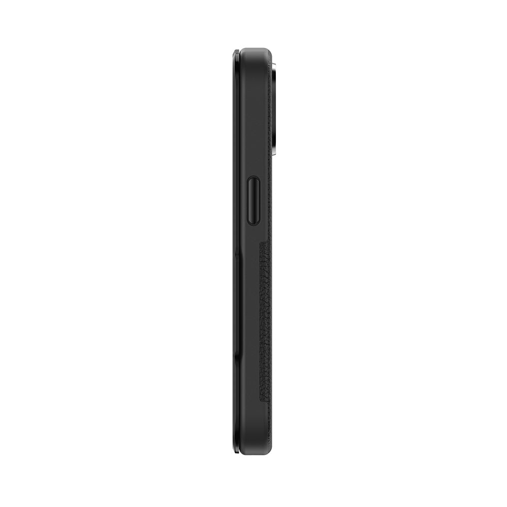 EFM Monaco E-leather Wallet Case Armour With D3O Plus Suits Iphone 15 (6.1") - Black/Space Grey - SuperSaverAU - view 2