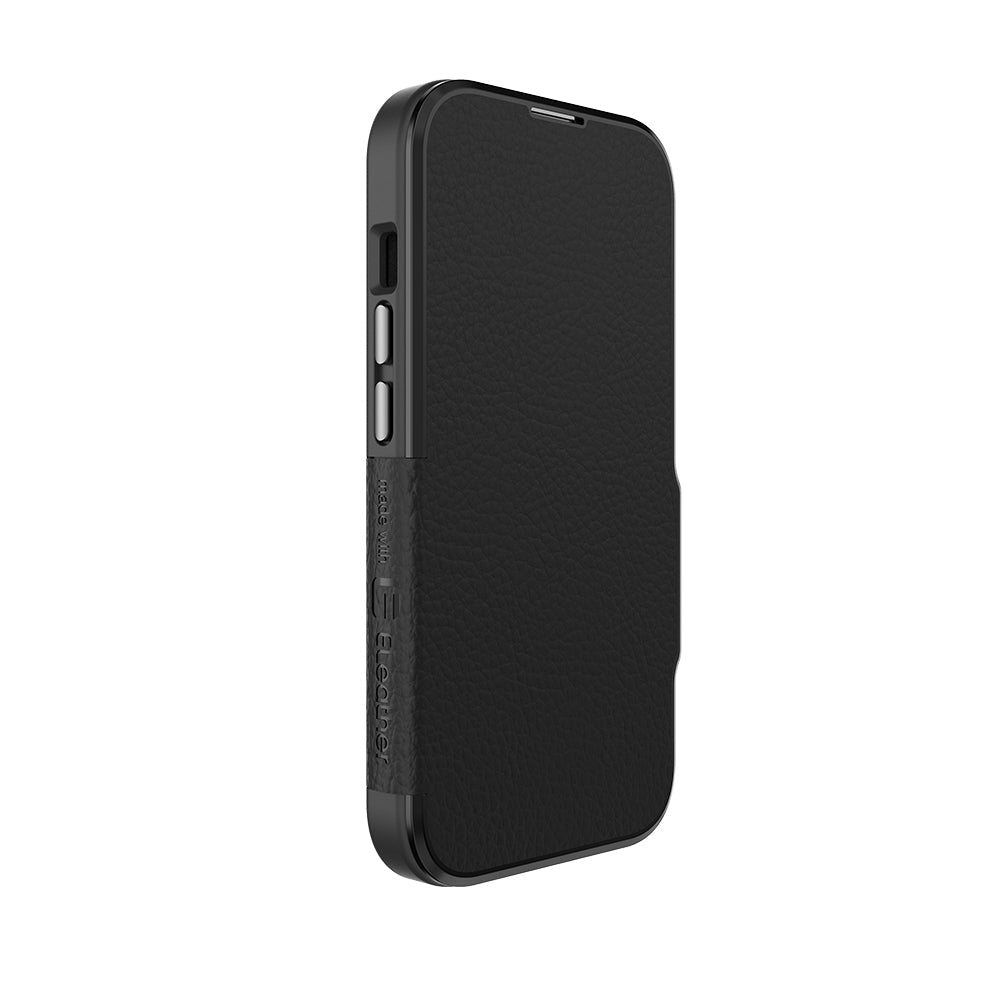 EFM Monaco E-leather Wallet Case Armour With D3O Plus Suits Iphone 15 (6.1") - Black/Space Grey - SuperSaverAU - view 3