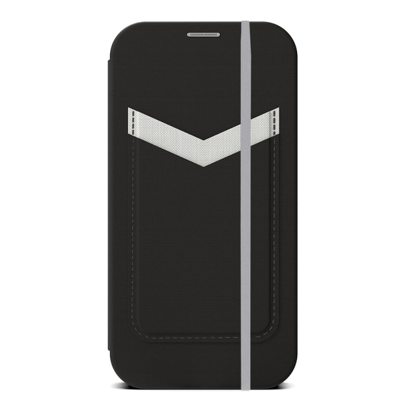 EFM Miami Leather Wallet Case Armour with D3O For iPhone 13 Pro Max (6.7") - Smoke Black - SuperSaverAU - view 2