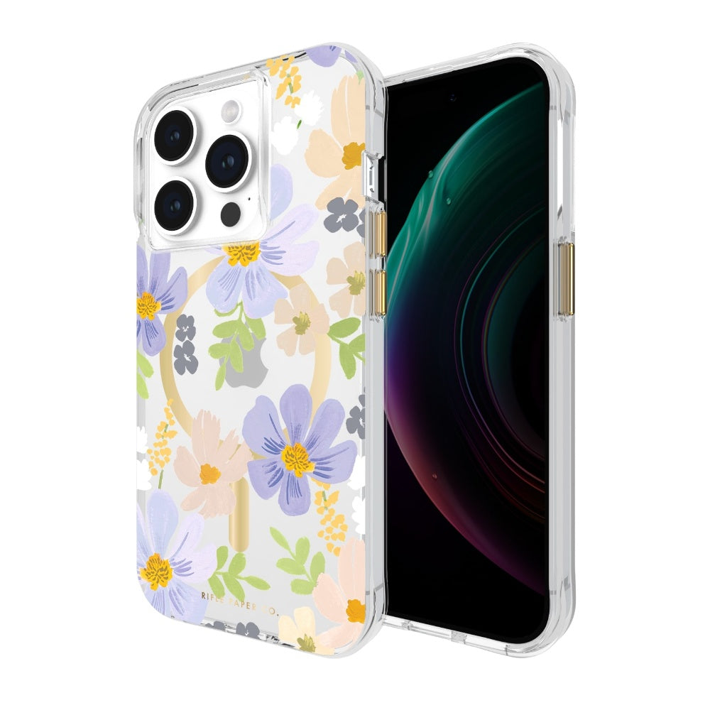 Case-Mate Rifle Paper MagSafe Case For iPhone 15 Pro - Pastel Marguerite - SuperSaverAU - view 2