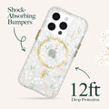 Case-Mate Petite Fleurs MagSafe Case for iPhone 15 Pro - 12ft Drop Protection, Recycled Materials - SuperSaverAU - view 3